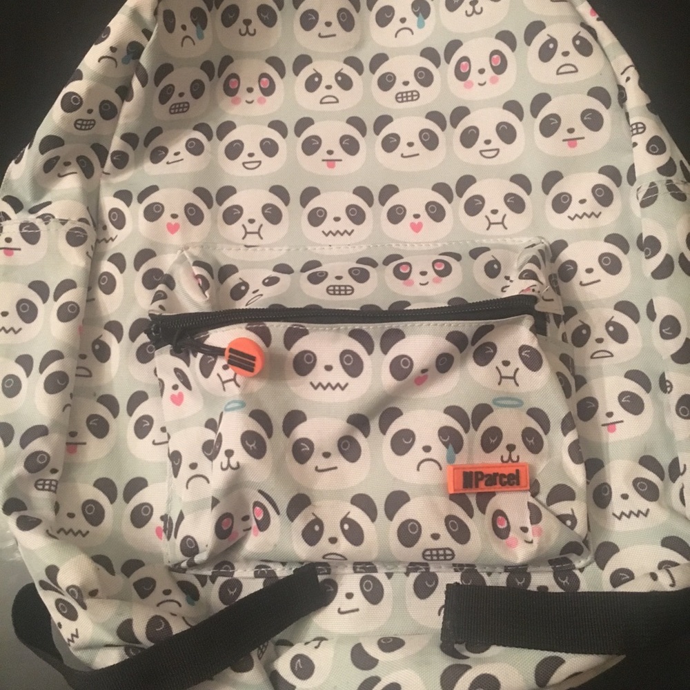 Iii Parcel School/Tote Backpack Cute Panda Design